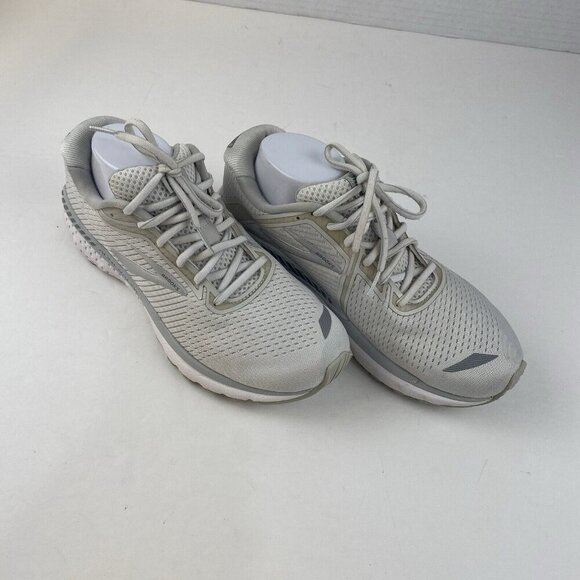 Brooks Womens Adrenaline GTS 20 1202961B153 White Running Shoes Size 10.5 Wide - Picture 15 of 16